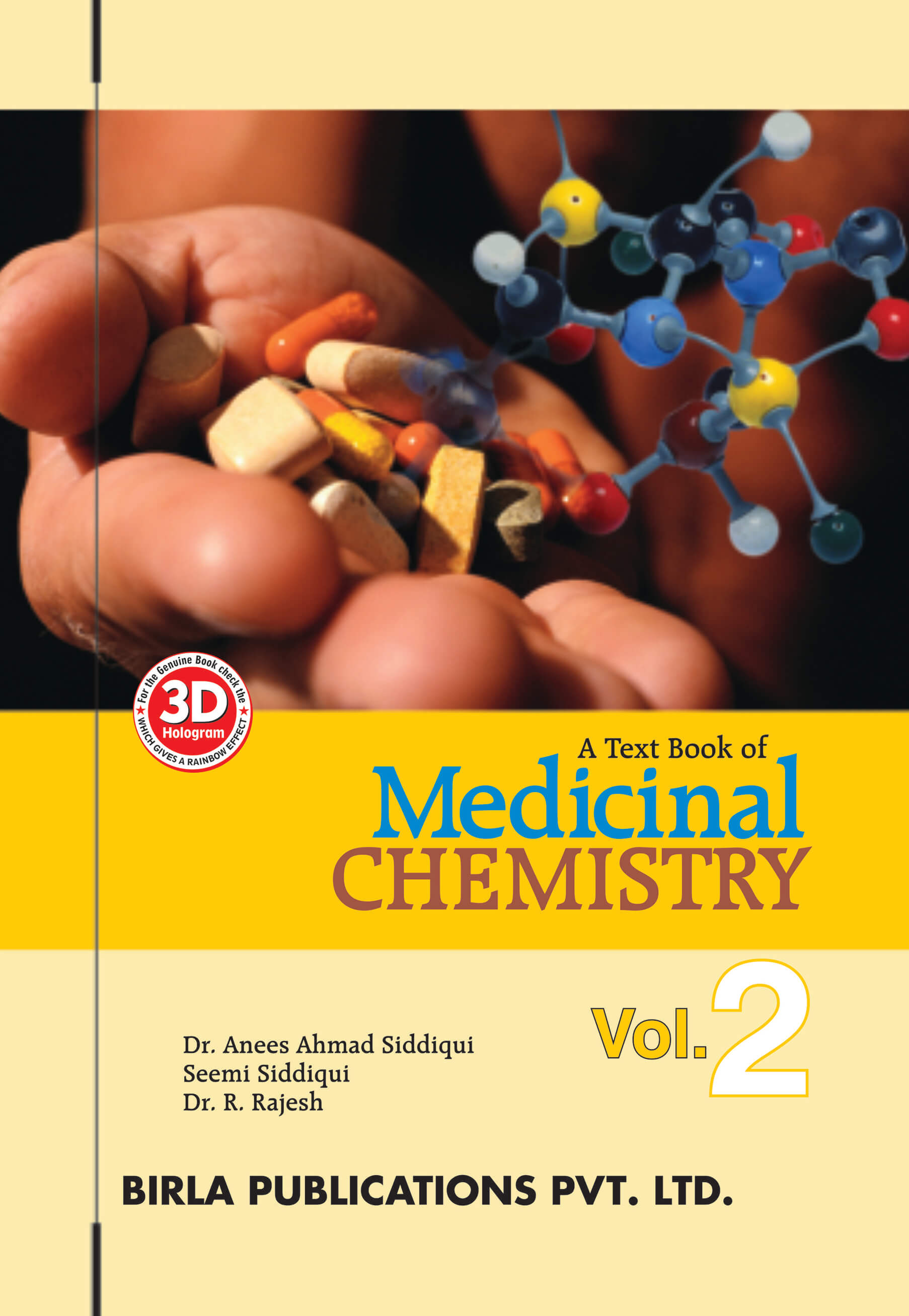 MEDICINAL CHEMISTRY VOL.-II || Birla Publications Pvt. Ltd.